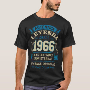 Legende sinds 1966 Verjaardagscadeau voor mannen T-shirt