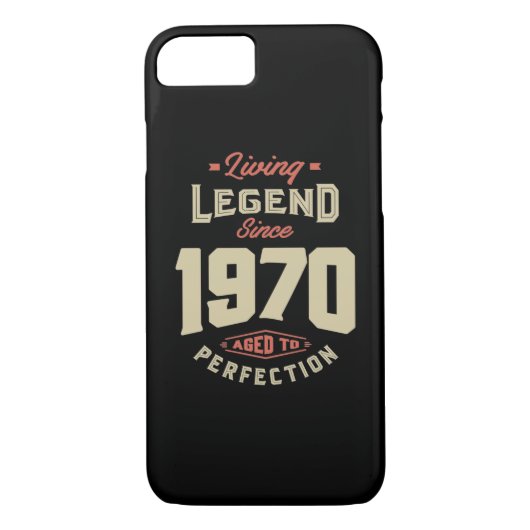 Legende sinds 1970: Birthday Gift Case-Mate iPhone Case (Achterkant)