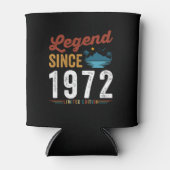 Legende sinds 1972 Verjaardag Retro Vintage Blikjeskoeler (Voorkant)