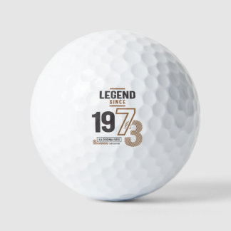 Legende sinds 1973 50 jaar golfballen