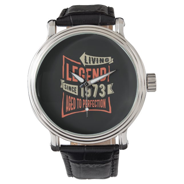 Legende sinds 1973: Birthday Gift Horloge (Voorkant)