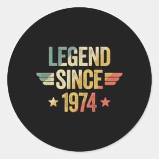 Legende sinds 1974 ronde sticker