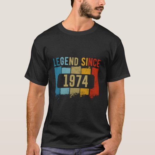 Legende sinds 1974 t-shirt (Voorkant)