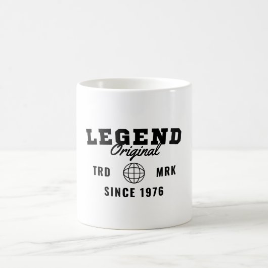 Legende sinds 1976 koffiemok (Center)