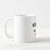 Legende sinds 1976 koffiemok (Links)