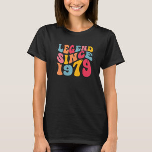 Legende sinds 1979 43 jaar oude retro Vintage 43e T-shirt