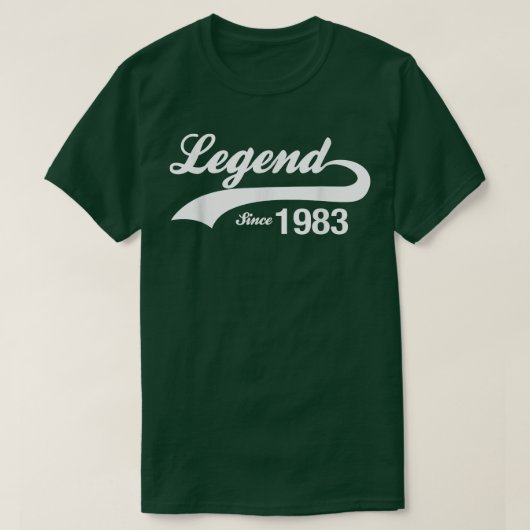 Legende sinds 1983 T-shirt (Design voorkant)