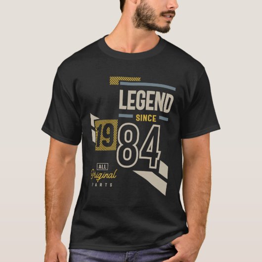 Legende sinds 1984 39 jaar t-shirt (Voorkant)