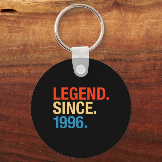 Legende sinds 1996 jaar oude geschenken 26e verjaa sleutelhanger (Voorkant)