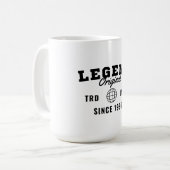 Legende Sinds 1996 Koffiemok (Voorkant links)