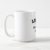 Legende Sinds 1996 Koffiemok (Links)