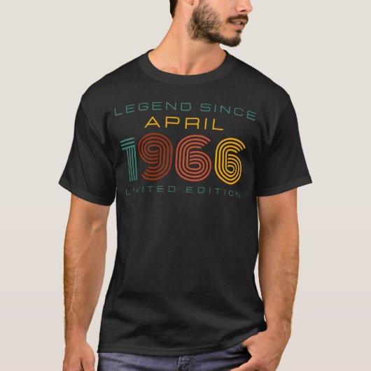 Legende sinds april 1966, Limited Edition Mannen T-shirt (Voorkant)