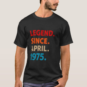 Legende sinds april 1975 50ste verjaardag Grappig  T-shirt