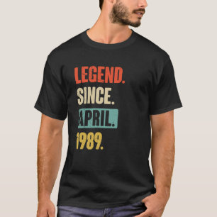Legende sinds april 1989, 34e verjaardag t-shirt