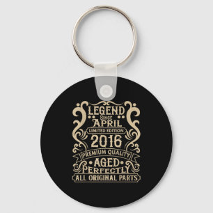 Legende sinds april 2016 perfect 10 jaar oud sleutelhanger