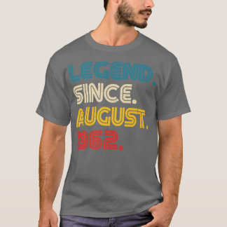 Legende sinds augustus 1962 60 jaar oude 60e Manne T-shirt