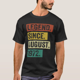 Legende sinds augustus 1972  50e verjaardag 50 t-shirt