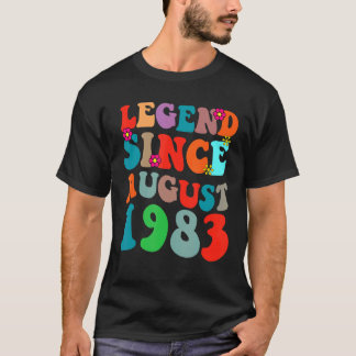 Legende sinds augustus 1983 vogeldag Retro VI T-shirt