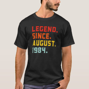 Legende sinds augustus 1984 38 jaar oude Vintage 3 T-shirt