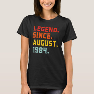 Legende sinds augustus 1984 38 jaar oude Vintage 3 T-shirt