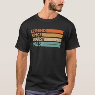 Legende sinds augustus 1985 38 jaar oud 38e geboor t-shirt