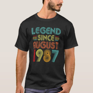Legende sinds augustus 1987 35 jaar oud 35 t-shirt