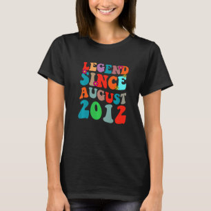 Legende sinds augustus 2012 Birthday Retro Vi T-shirt