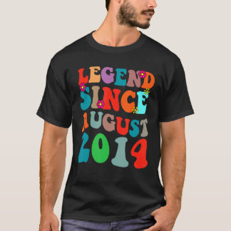 Legende sinds augustus 2014  Birthday Retro Vi T-shirt