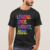 Legende sinds augustus 2020 3 jaar oude stropdas D T-shirt (Voorkant)