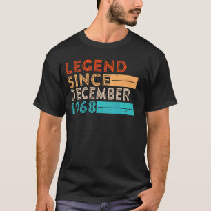 Legende sinds december 1968 55 jaar oud 55ste gebo t-shirt