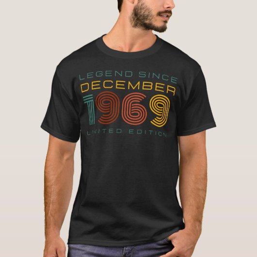 Legende sinds december 1969, Limited Edition Manne T-shirt (Voorkant)