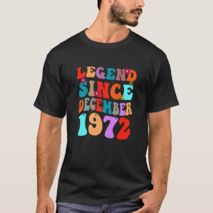 Legende sinds december 1972 vogelretro t-shirt