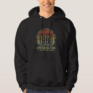 Legende sinds december 1980 Retro 44e verjaardag g Hoodie