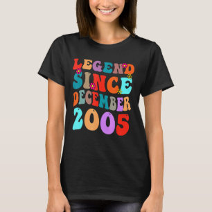 Legende sinds december 2005 vogeldagretro t-shirt