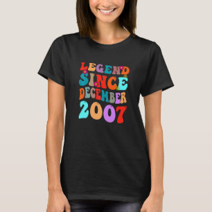 Legende sinds december 2007 vogeldagretro t-shirt