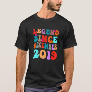Legende sinds december 2019  vogelretro t-shirt