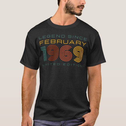 Legende Sinds Februari 1969, Beperkte Oplage T-shirt (Voorkant)