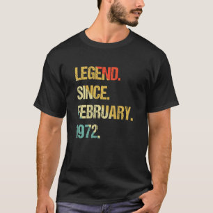 Legende sinds februari 1972 t-shirt