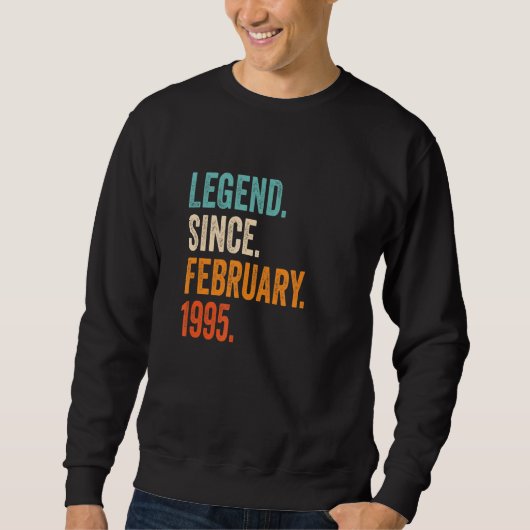 Legende sinds februari 1995 28e verjaardag trui (Voorkant)
