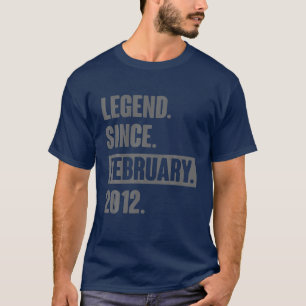 Legende sinds februari 2012 - 10 jaar oude cadeau t-shirt