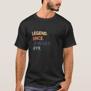 Legende sinds januari 1979 t-shirt