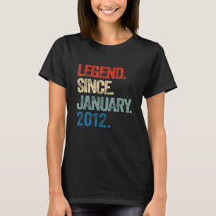 Legende sinds januari 2012 11 jaar oud en 11e verj t-shirt
