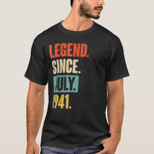 Legende sinds juli 1941 81 jaar oud 81 jaar oud t-shirt