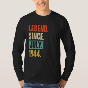 Legende sinds juli 1944 78 jaar oud 78e verjaardag t-shirt