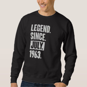 Legende sinds juli 1963 59 jaar oud 59e verjaardag trui