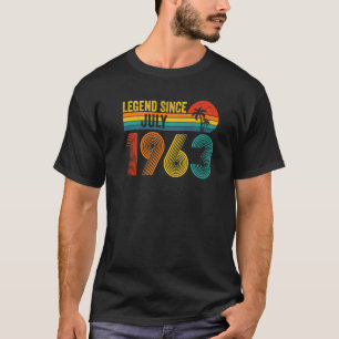 Legende sinds juli 1963 59e verjaardag 59 jaar oud t-shirt