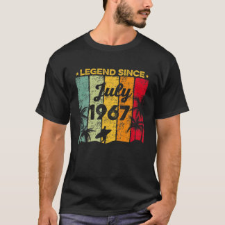 Legende sinds juli 1967 54e verjaardag 54 jaar oud t-shirt