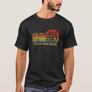 Legende sinds juli 1967 54e verjaardag 54 jaar oud t-shirt