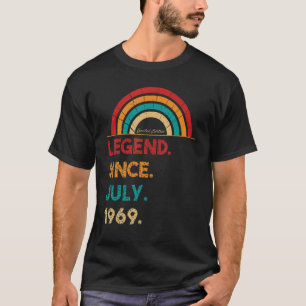 Legende sinds juli 1969 53e geboortedag Retro Born T-shirt