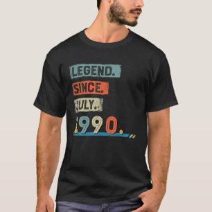 Legende sinds juli 1990 31St.-Birthday-Mannen T-shirt